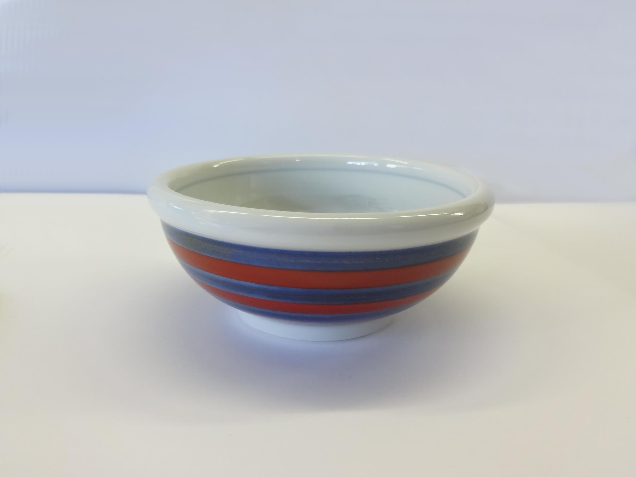 4寸玉縁鉢 呉須赤巻 | 砥部焼 梅山窯