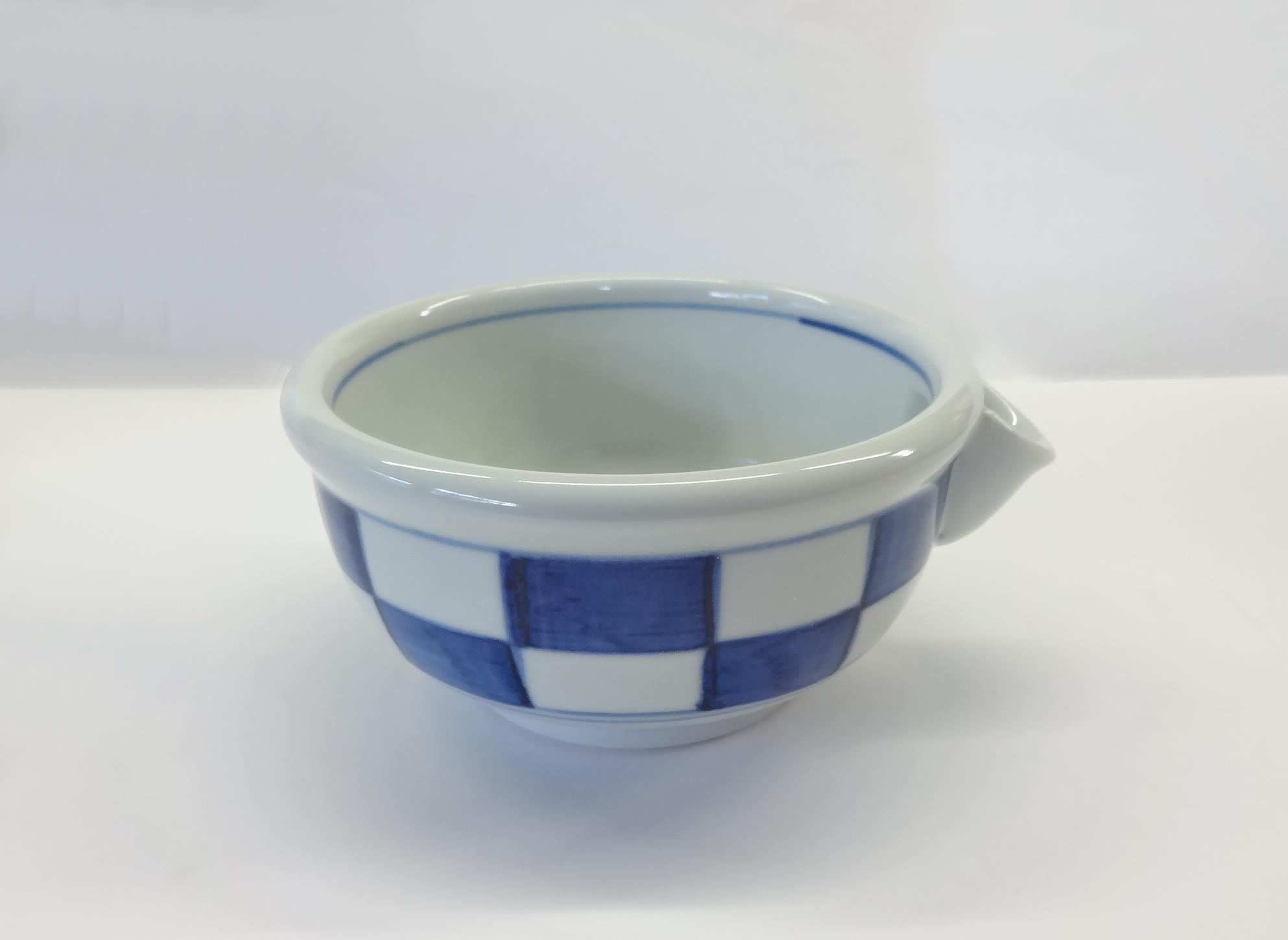 片口 豚口 市松 | 砥部焼 梅山窯