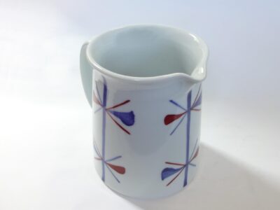 水差し　小　二段赤蝶紋